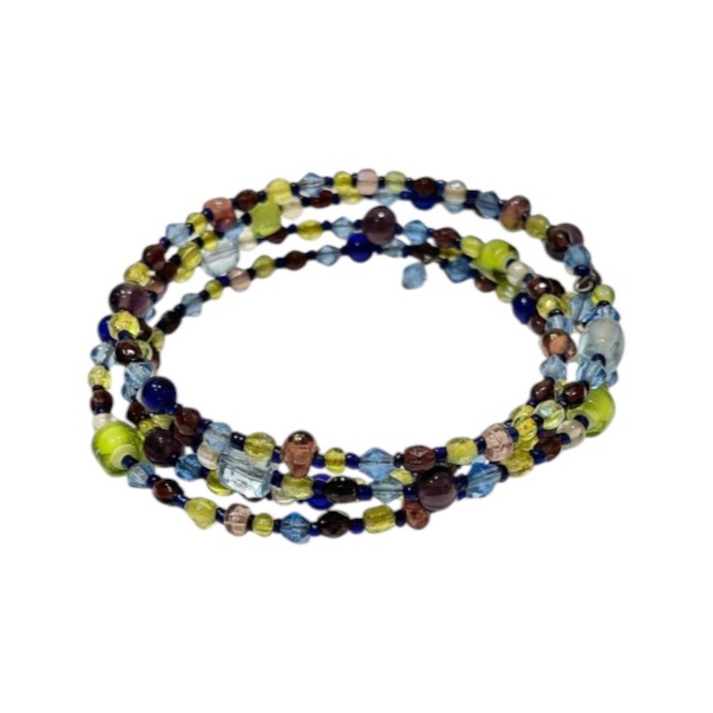 Beaded Adjustable Bracelet Anklet Arm Band NEW